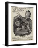 Advertisement for the United Kingdom Tea Company-null-Framed Giclee Print