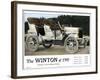 Advertisement for the Winton Automobile, 4-Cylinder Model, with Price List, 1905-null-Framed Giclee Print