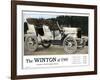 Advertisement for the Winton Automobile, 4-Cylinder Model, with Price List, 1905-null-Framed Giclee Print