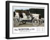 Advertisement for the Winton Automobile, 4-Cylinder Model, with Price List, 1905-null-Framed Giclee Print