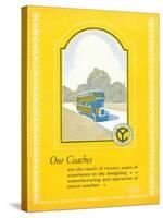 Advertisement for the Yellow Coach Manufacturing Company, C.1923-null-Stretched Canvas