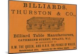 Advertisement for Thurston and Co-null-Mounted Giclee Print