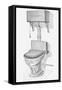 Advertisement for Toilet-null-Framed Stretched Canvas