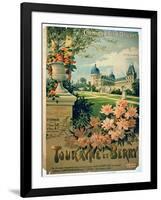 Advertisement for "Touraine et Berry", by Orleans Railway-Hugo D'Alesi-Framed Giclee Print