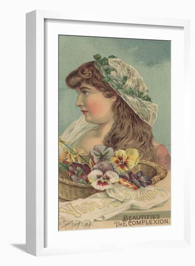 Advertisement for Viola Cream, C.1890-American School-Framed Giclee Print