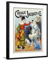 Advertisement for Wax Jacquo by Lucien Lefevre, 1894-null-Framed Giclee Print