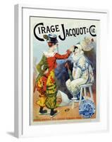 Advertisement for Wax Jacquo by Lucien Lefevre, 1894-null-Framed Giclee Print