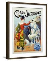 Advertisement for Wax Jacquo by Lucien Lefevre, 1894-null-Framed Giclee Print