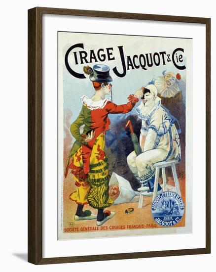 Advertisement for Wax Jacquo by Lucien Lefevre, 1894-null-Framed Giclee Print