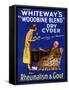 Advertisement for 'Whiteway's 'Woodbine Blend' Dry Cyder', 1920s-English School-Framed Stretched Canvas