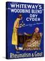 Advertisement for 'Whiteway's 'Woodbine Blend' Dry Cyder', 1920s-English School-Stretched Canvas