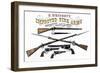 Advertisement for Whitney's Improved Firearms, 1800s-null-Framed Premium Giclee Print