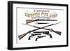 Advertisement for Whitney's Improved Firearms, 1800s-null-Framed Premium Giclee Print