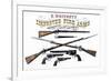 Advertisement for Whitney's Improved Firearms, 1800s-null-Framed Giclee Print