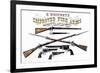 Advertisement for Whitney's Improved Firearms, 1800s-null-Framed Giclee Print