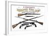 Advertisement for Whitney's Improved Firearms, 1800s-null-Framed Giclee Print