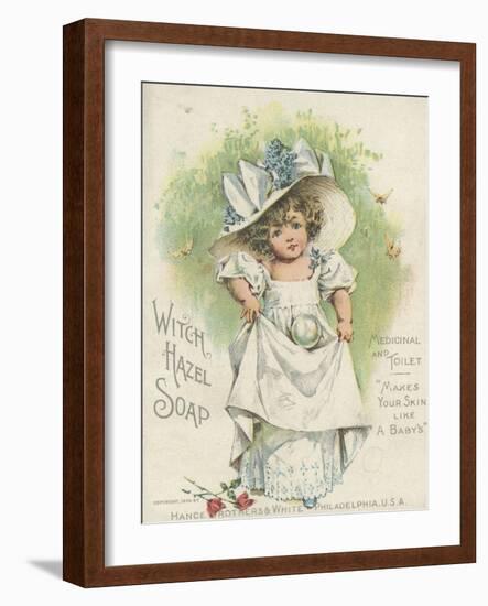 Advertisement for Witch Hazel Soap, Medicinal and Toilet, 1894-American School-Framed Giclee Print