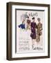 Advertisement for Women's Blouses and Suits at Harrods, 1945-English School-Framed Giclee Print