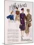 Advertisement for Women's Blouses and Suits at Harrods, 1945-English School-Mounted Giclee Print