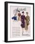 Advertisement for Women's Blouses and Suits at Harrods, 1945-English School-Framed Giclee Print