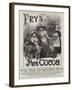Advertisement, Fry's Cocoa-null-Framed Giclee Print