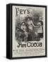 Advertisement, Fry's Cocoa-null-Framed Stretched Canvas