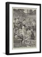 Advertisement, Fry's Cocoa-null-Framed Giclee Print