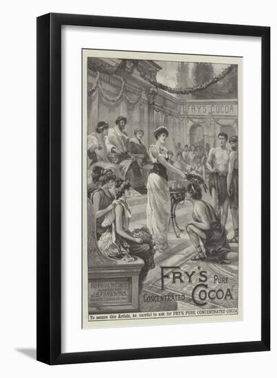 Advertisement, Fry's Cocoa-null-Framed Giclee Print