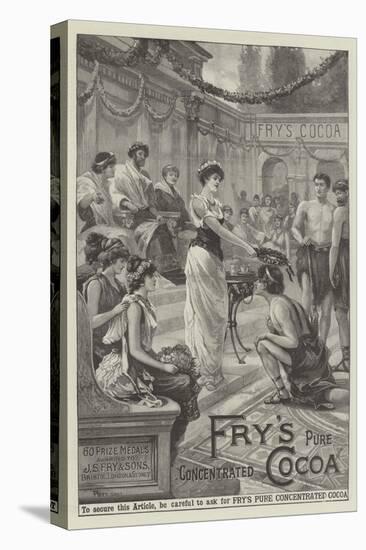 Advertisement, Fry's Cocoa-null-Stretched Canvas