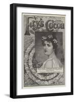 Advertisement, Fry's Pure Concentrated Cocoa-null-Framed Giclee Print