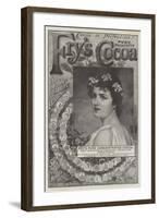 Advertisement, Fry's Pure Concentrated Cocoa-null-Framed Giclee Print