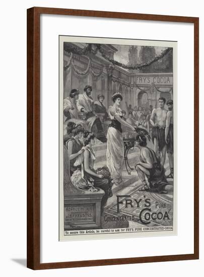 Advertisement, Fry's Pure Concentrated Cocoa-null-Framed Giclee Print