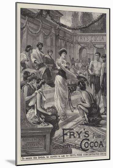 Advertisement, Fry's Pure Concentrated Cocoa-null-Mounted Giclee Print