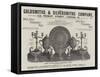 Advertisement, Goldsmiths and Silversmiths Company-null-Framed Stretched Canvas