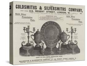 Advertisement, Goldsmiths and Silversmiths Company-null-Stretched Canvas
