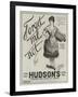 Advertisement, Hudson's Soap-null-Framed Giclee Print