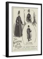 Advertisement, International Fur Store-null-Framed Giclee Print