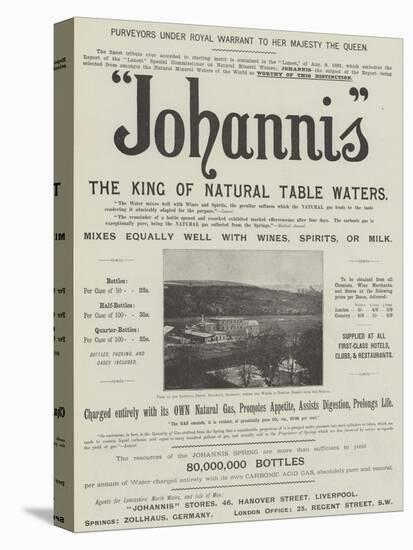 Advertisement, Johannis-null-Stretched Canvas