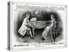 Advertisement, John Brinsmead and Sons Pianos  for the Graphic, 4 July 1891-null-Stretched Canvas