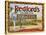 Advertisement Label for Redford's Celebrated Tobaccos-null-Stretched Canvas