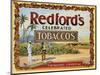 Advertisement Label for Redford's Celebrated Tobaccos-null-Mounted Giclee Print