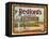 Advertisement Label for Redford's Celebrated Tobaccos-null-Framed Stretched Canvas