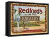 Advertisement Label for Redford's Celebrated Tobaccos-null-Framed Stretched Canvas