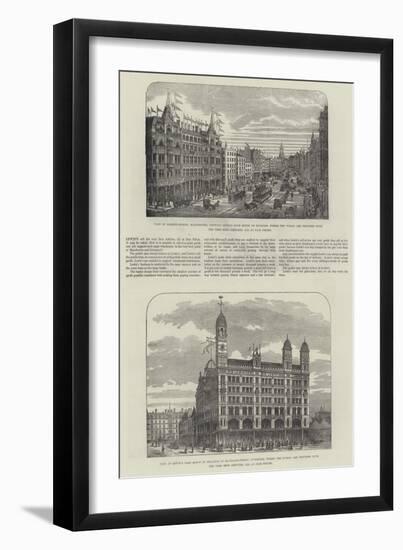 Advertisement, Lewis's Good House of Business-null-Framed Giclee Print