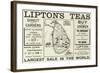 Advertisement, Lipton's Teas-null-Framed Giclee Print