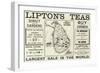 Advertisement, Lipton's Teas-null-Framed Giclee Print