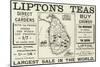 Advertisement, Lipton's Teas-null-Mounted Giclee Print