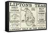 Advertisement, Lipton's Teas-null-Framed Stretched Canvas