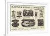 Advertisement, Mappin and Webb's Prince's Plate-null-Framed Giclee Print