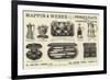 Advertisement, Mappin and Webb's Prince's Plate-null-Framed Giclee Print